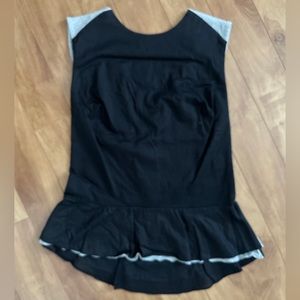 Fitted peplum top